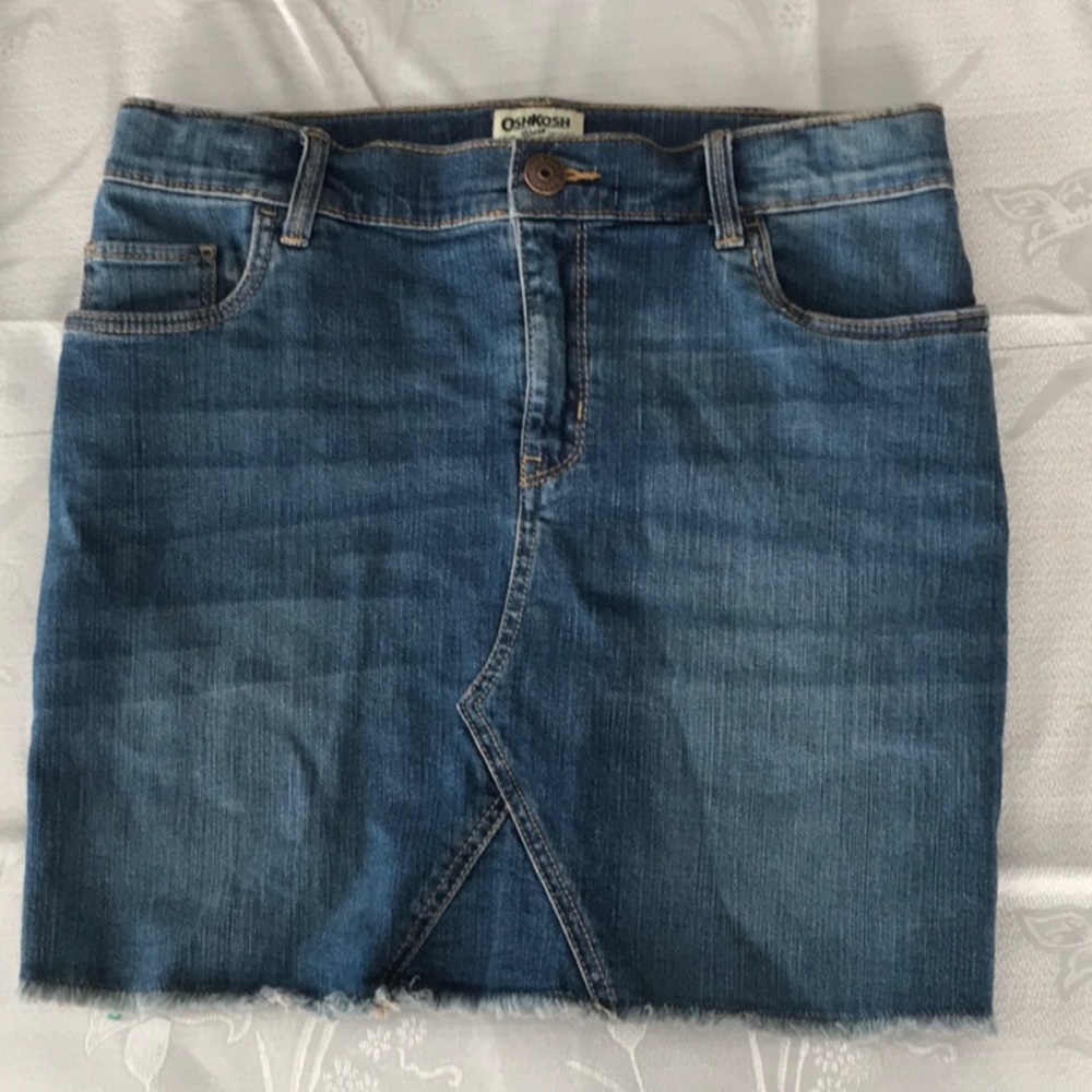 girls denim skirt